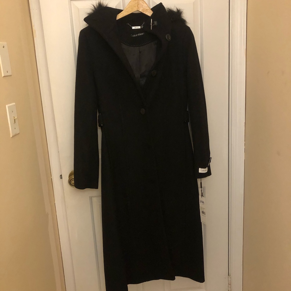 Calvin Klein Long Pea Coat